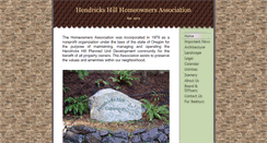 Desktop Screenshot of hendrickshillhomeowners.org